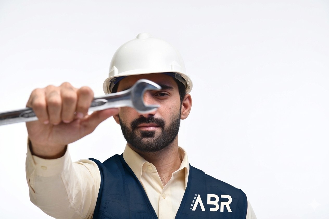 Trabajador ABR en campo